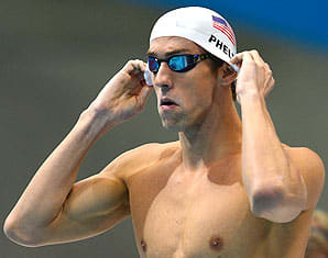 Michael Phelps looks to pull off a 'Federer' and beat his rivals in the 200m individual medley.